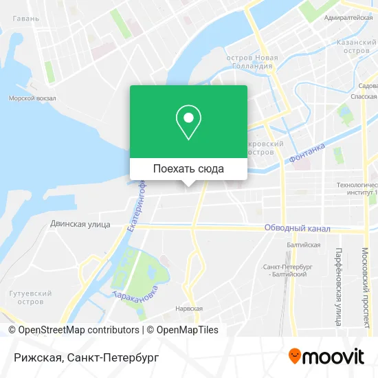 Карта Рижская