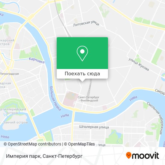 Карта Империя парк
