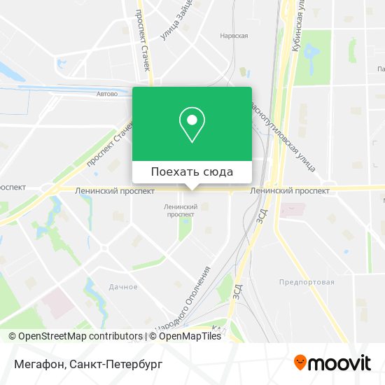 Карта Мегафон