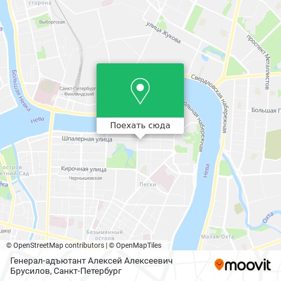 Карта Генерал-адъютант Алексей Алексеевич Брусилов