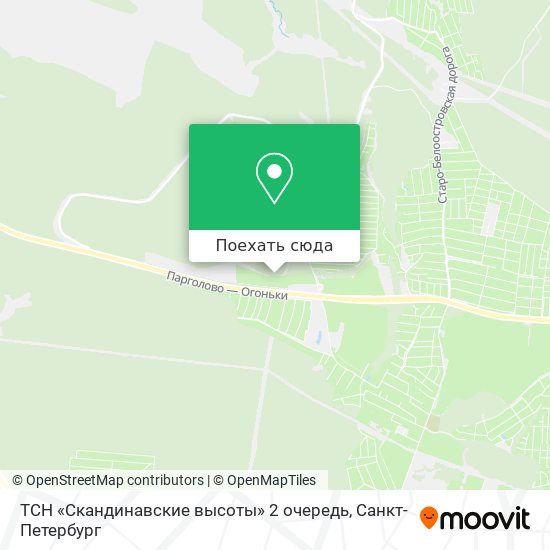 Карта ТСН «Скандинавские высоты» 2 очередь