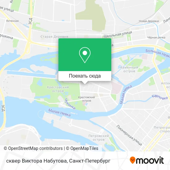 Карта сквер Виктора Набутова