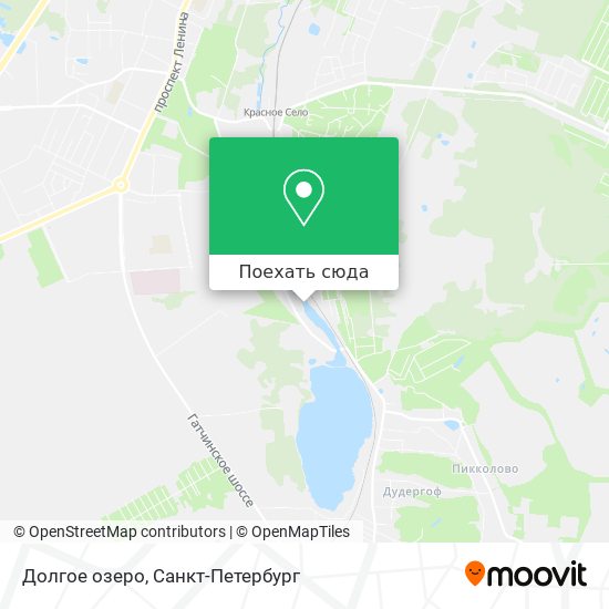 Карта Долгое озеро