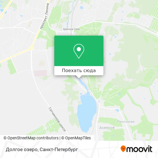 Карта Долгое озеро
