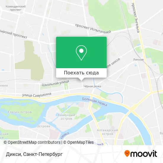 Карта Дикси