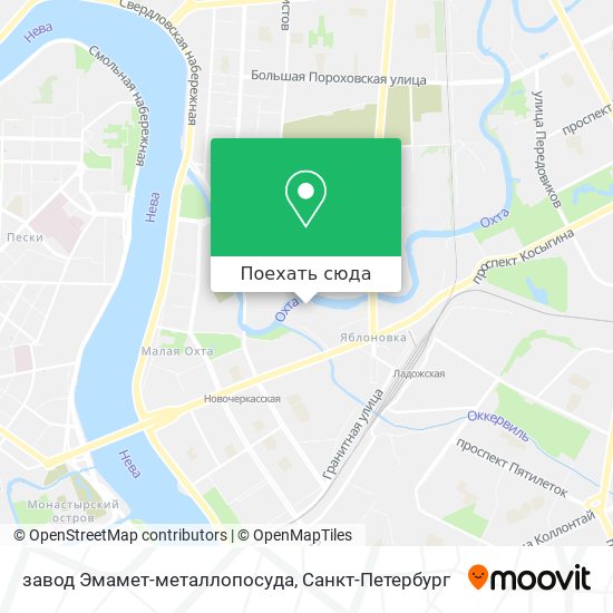 Карта завод Эмамет-металлопосуда