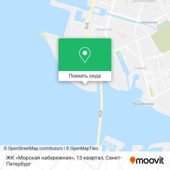 Карта ЖК «Морская набережная», 13 квартал