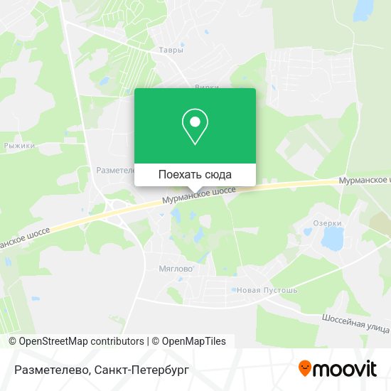Карта Разметелево