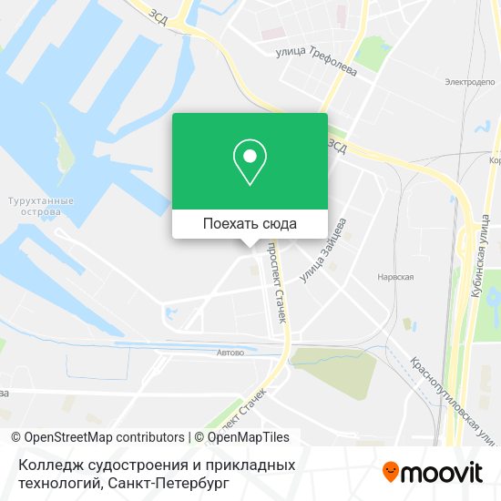 Карта Колледж судостроения и прикладных технологий