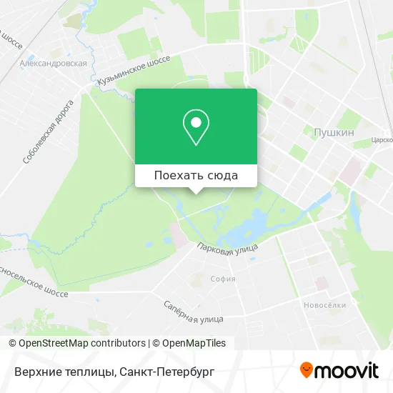 Карта Верхние теплицы