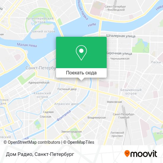 Карта Дом Радио