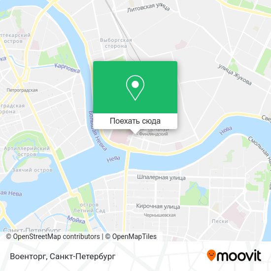 Карта Военторг