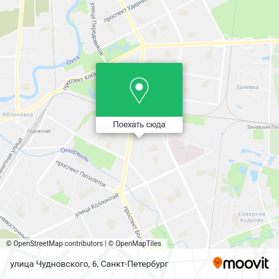 Карта улица Чудновского, 6