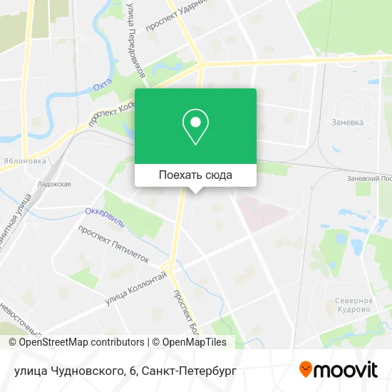 Карта улица Чудновского, 6
