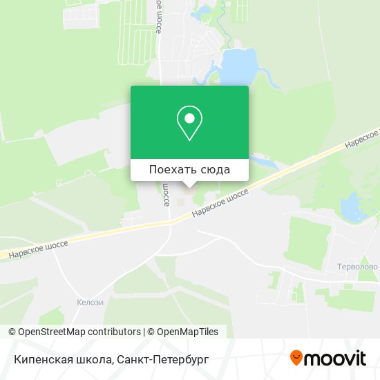 Карта Кипенская школа