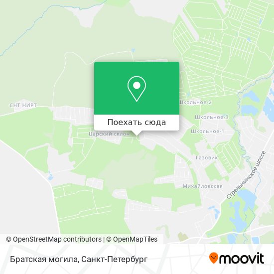 Карта Братская могила