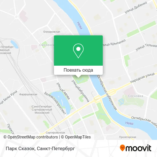 Карта Парк Сказок