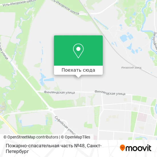 Карта Пожарно-спасательная часть №48