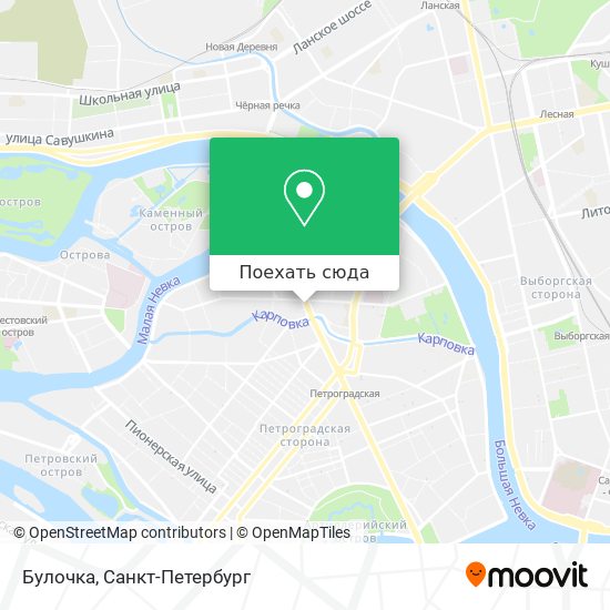 Карта Булочка