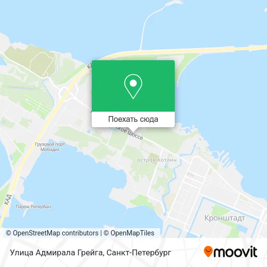 Карта Улица Адмирала Грейга