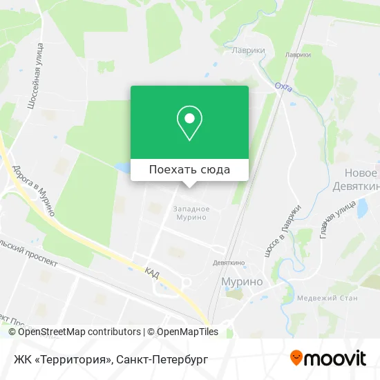 Карта ЖК «Территория»