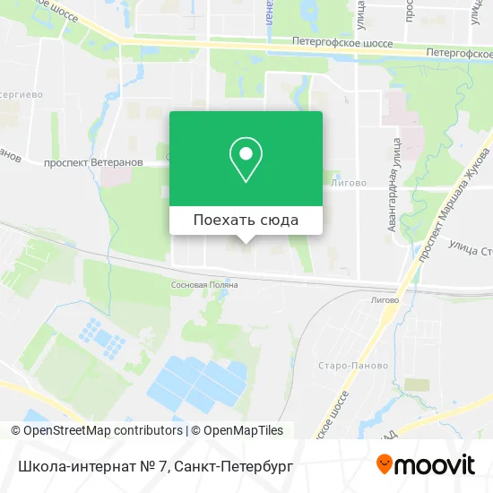 Карта Школа-интернат № 7