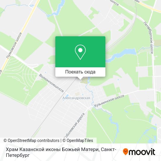 Карта Храм Казанской иконы Божьей Матери