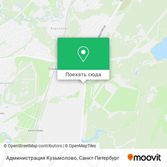 Карта Администрация Кузьмолово