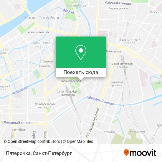 Карта Пятёрочка
