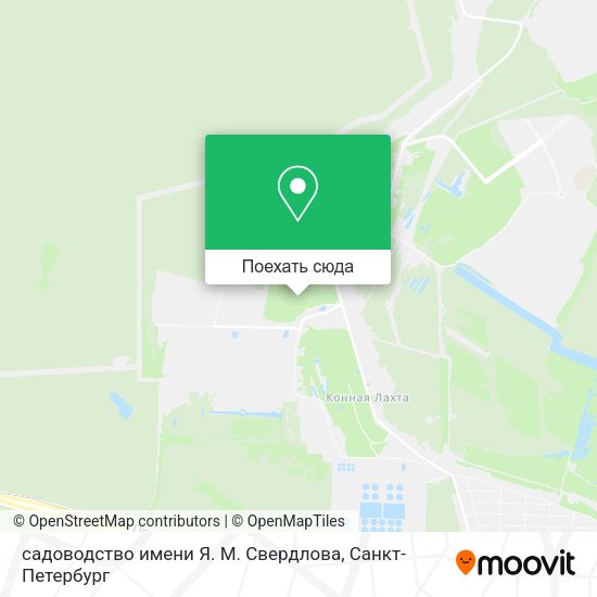 Карта садоводство имени Я. М. Свердлова