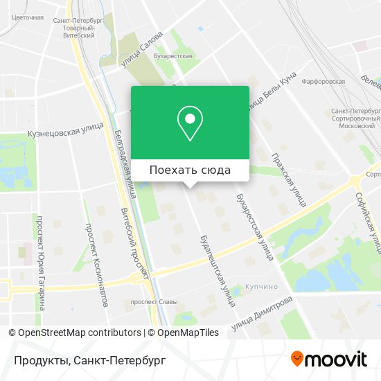 Карта Продукты