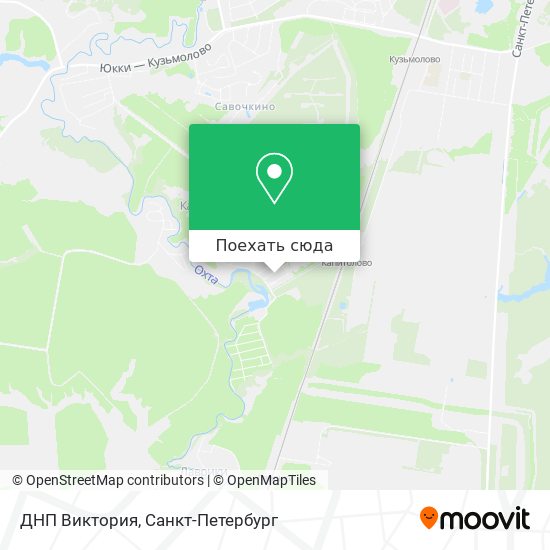 Карта ДНП Виктория