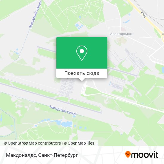Карта Макдоналдс