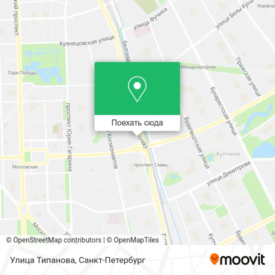 Карта Улица Типанова