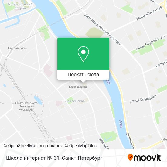 Карта Школа-интернат № 31