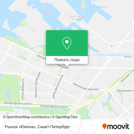 Карта Рынок «Юнона»