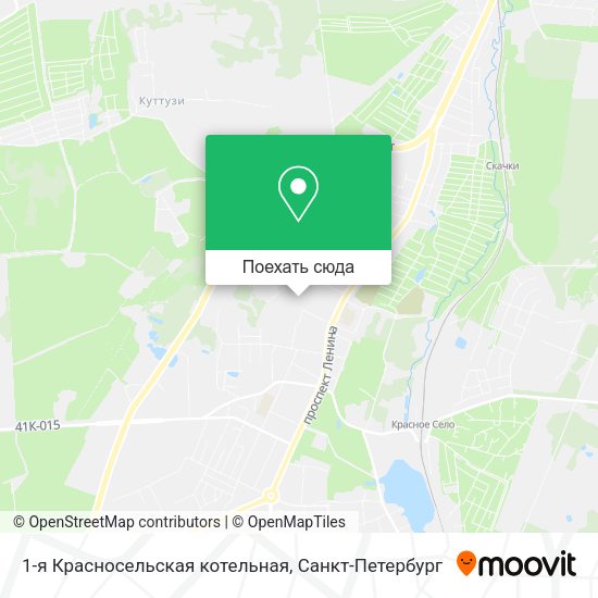 Карта 1-я Красносельская котельная