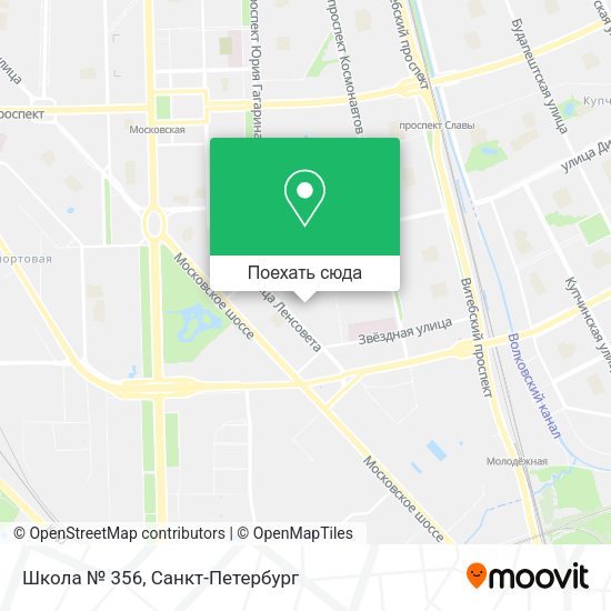 Карта Школа № 356