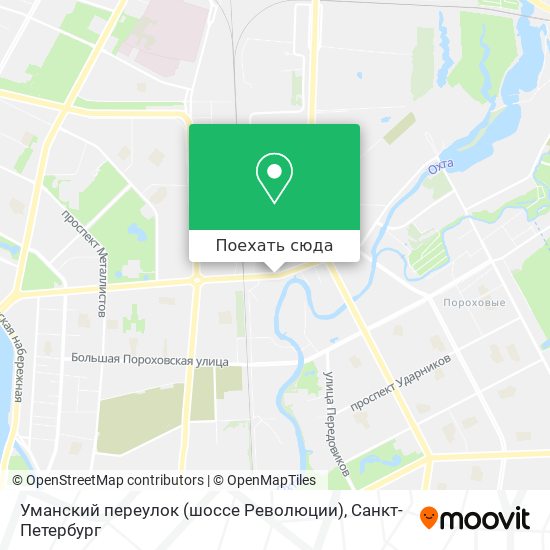 Карта Уманский переулок (шоссе Революции)