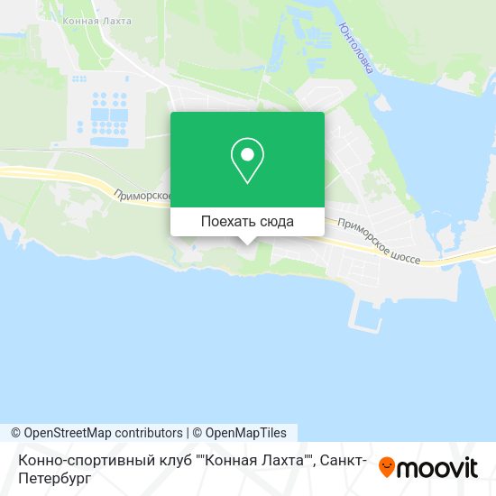 Карта Конно-спортивный клуб ""Конная Лахта""