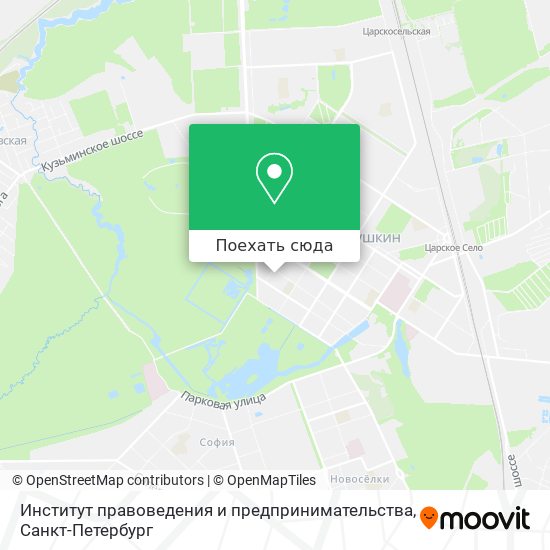 Карта Институт правоведения и предпринимательства