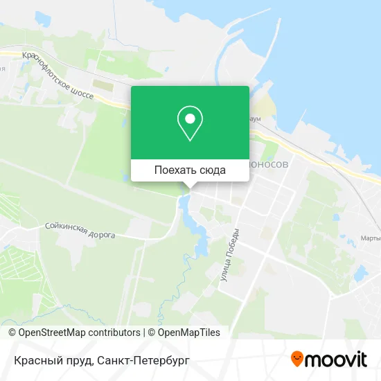 Карта Красный пруд