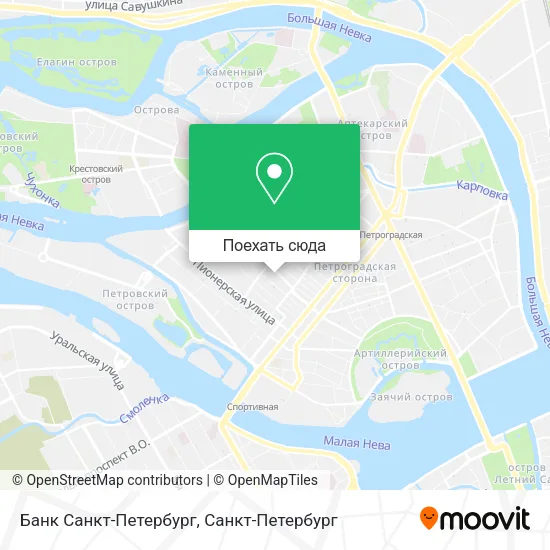 Карта Банк Санкт-Петербург