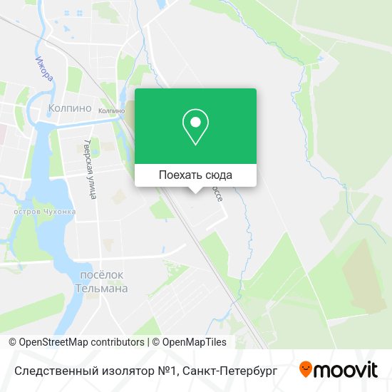 Карта Следственный изолятор №1