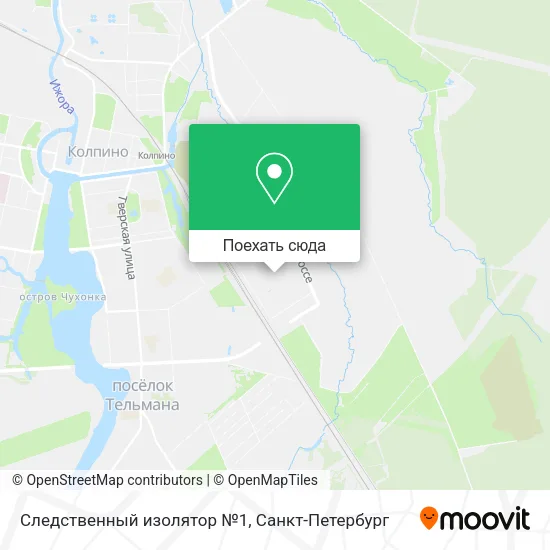 Карта Следственный изолятор №1