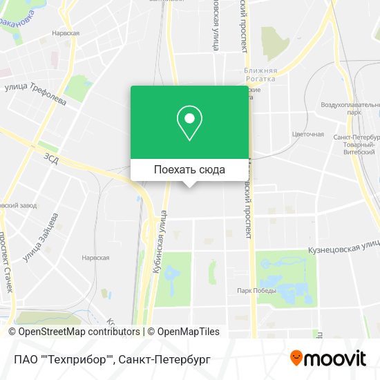 Карта ПАО ""Техприбор""