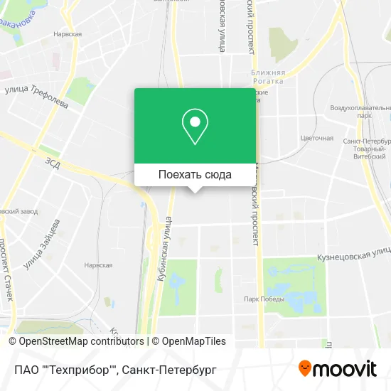 Карта ПАО ""Техприбор""