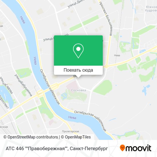 Карта АТС 446 ""Правобережная""