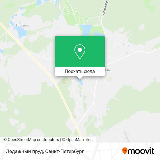 Карта Ледажный пруд