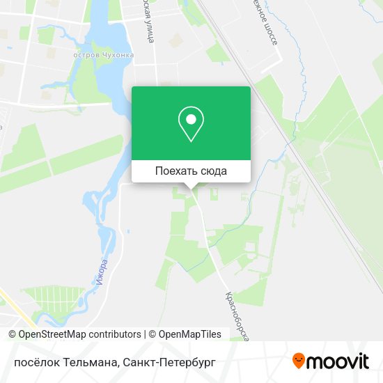 Карта посёлок Тельмана
